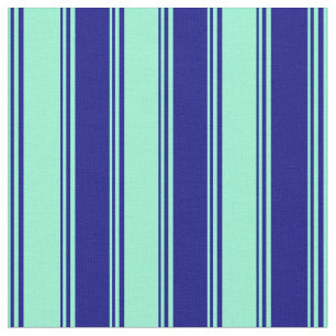Tecido Padrão Aquamarine e Blue Stripes