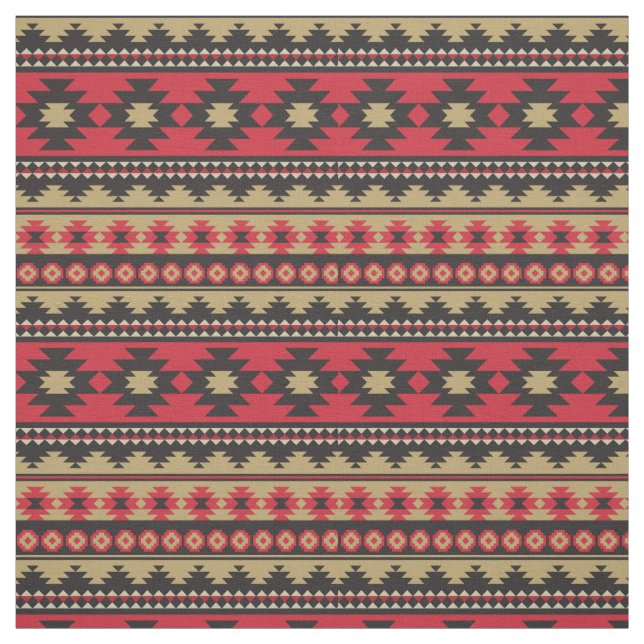 Tecido Padrão aztec sudoeste colorido (Modelo)