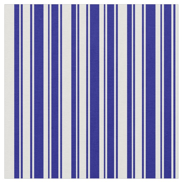 Tecido Padrão Azul e Amarelo Claro Striped/Links (Detalhe)