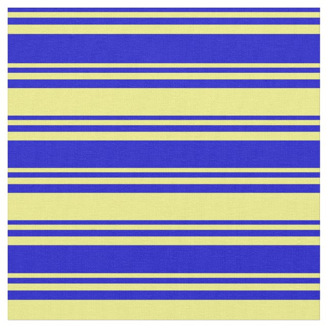 Tecido Padrão Azul e Amarelo das faixas (Detalhe)