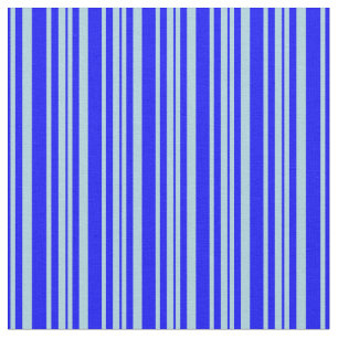 Tecido Padrão azul e azul claro alinhado/listrado