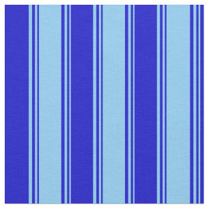 Tecido Padrão Azul e Azul do Céu Claro