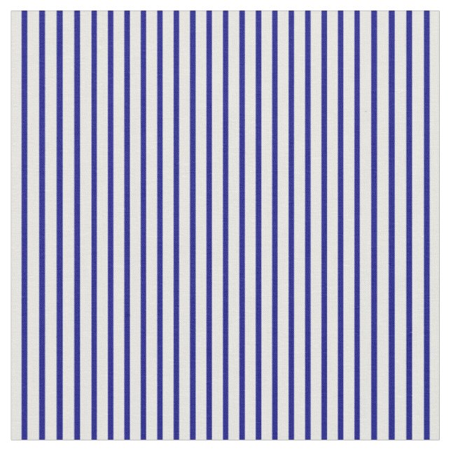 Tecido Padrão Azul e de Creme de Casa Azul das faixas (Detalhe)