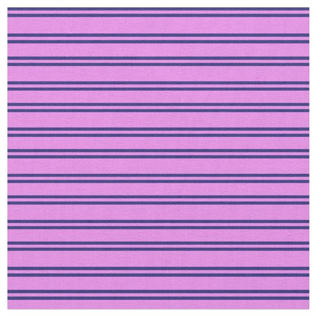 Tecido Padrão Azul e Violeta Meia-Noite de Stripes (Detalhe)