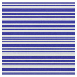 Tecido Padrão Azul Escuro e Leve de Stripes/Linhas Cianas