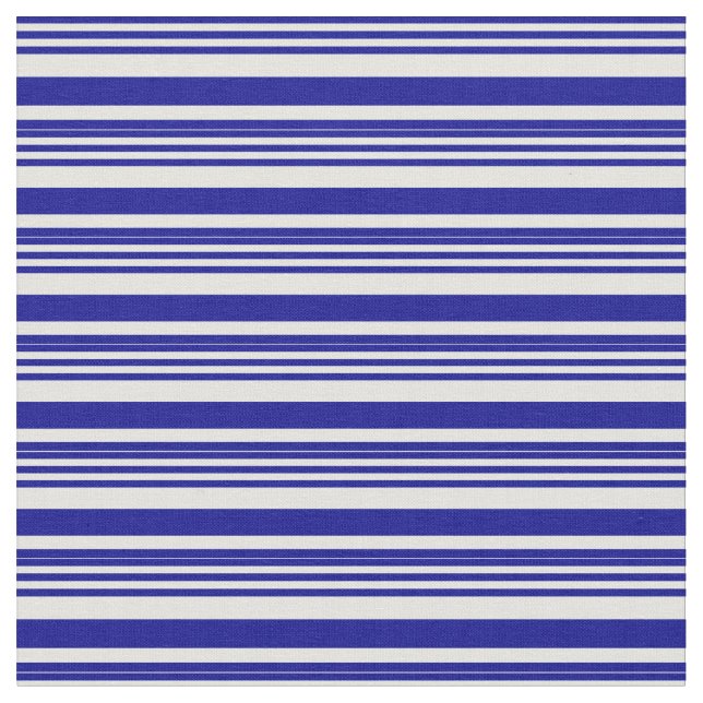 Tecido Padrão Azul Escuro e Leve de Stripes/Linhas Cianas (Detalhe)