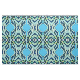 Tecido Padrão Azul Funky