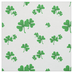 Tecido Padrão Bastante Irlandês de Shamrock