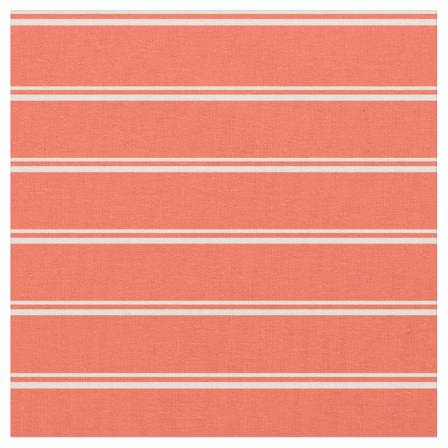 Tecido Padrão Beige and Red Stripes/Lines (Detalhe)