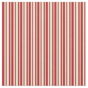 Tecido Padrão Beige and Red Stripes/Lines