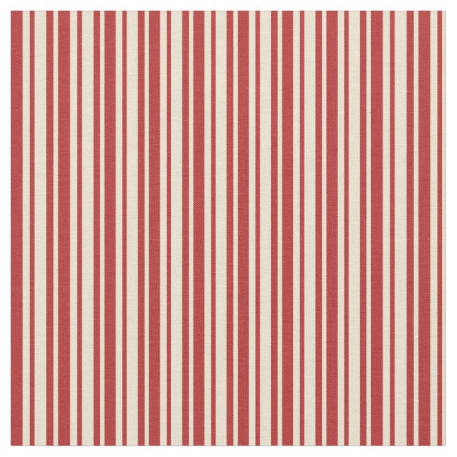Tecido Padrão Beige and Red Stripes/Lines (Detalhe)