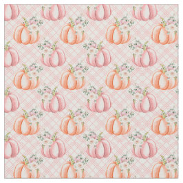 Tecido Padrão bonito de Pumpkin de Queda Rosa