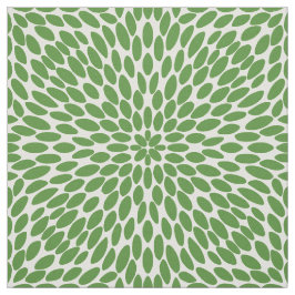 Tecido Padrão Bonito desenhado à mão verde