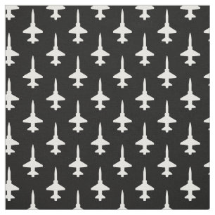 Tecido Padrão branco de talão T-38 em preto