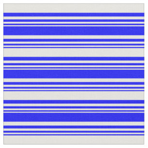Tecido Padrão branco e azul listrado/alinhado