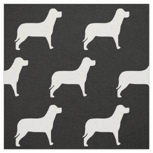 Tecido Padrão Branco E Preto Do Cão Labrador