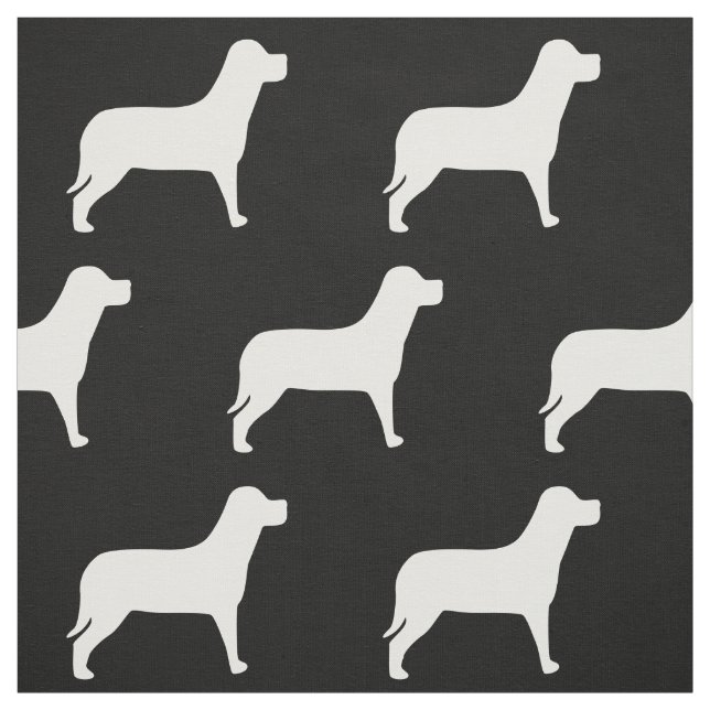 Tecido Padrão Branco E Preto Do Cão Labrador (Modelo)