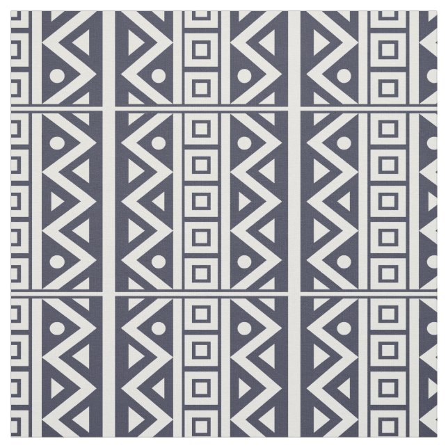 Tecido Padrão Branco Seamless de Estilo Tradicional Afric (Modelo)