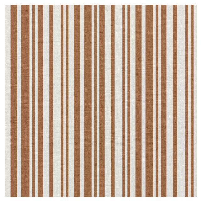 Tecido Padrão castanho e bege Striped/linkado (Detalhe)
