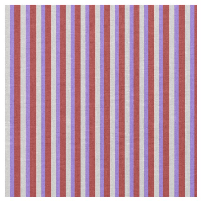 Tecido Padrão Castanho, Roxo e Cinzas Leves de Stripes (Detalhe)