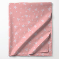Padrão Celestial de Céu Estrelado Rosa Pastel