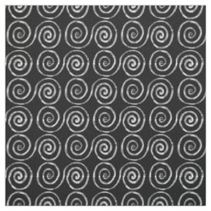 Tecido Padrão Celta de Espiral Dupla