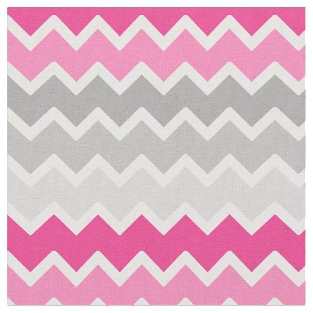 Tecido Padrão Chevron Zigzag da Cinza Rosa Quente (Detalhe)