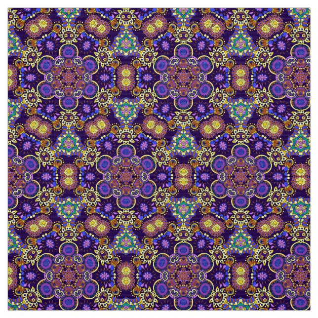 Tecido Padrão Chico Bohemian Boho Hippy (Modelo)