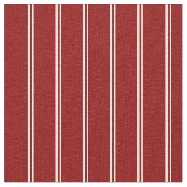 Tecido Padrão Cinano Claro e Vermelho Escuro Striped (Detalhe)