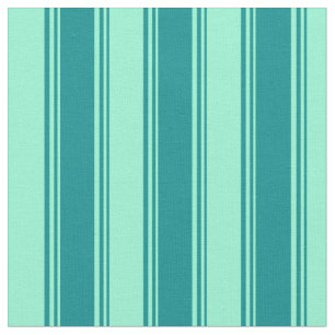 Tecido Padrão Cinano Escuro e Aquamarino Vinculado/Stripe