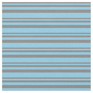 Tecido Padrão cinza e Azul Céu