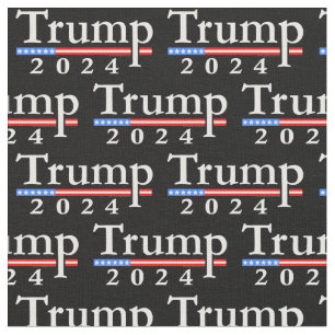 Tecido Padrão Clássico Donald Trump 2024
