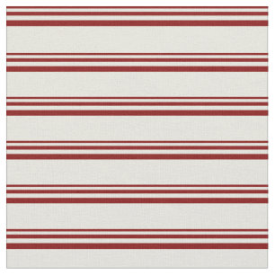 Tecido Padrão colorido de Maroon e Beige