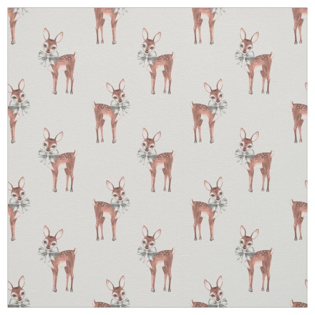 Tecido Padrão com Baby Deer 1 (Modelo)