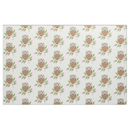 Tecido Padrão Coruja