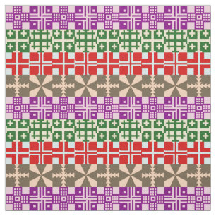 Tecido Padrão Cruzado Cristão 1