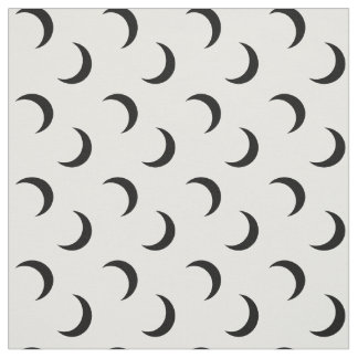 Tecido Padrão da Lua Crescente Elegante