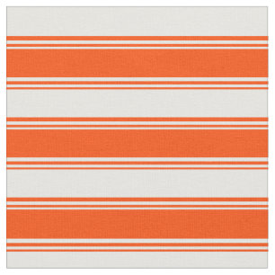 Tecido Padrão das linhas coloridas vermelho e branco