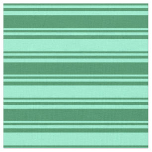 Tecido Padrão das Linhas Verde e Aquamarina do Mar