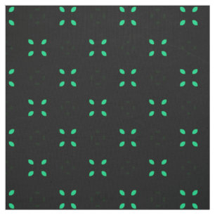 Tecido Padrão de Abstrato de Folha Verde Brilhante