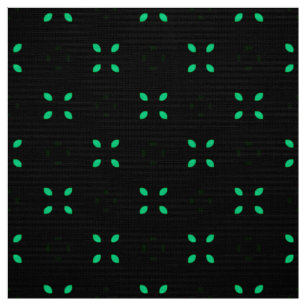 Tecido Padrão de Abstrato de Folha Verde Brilhante
