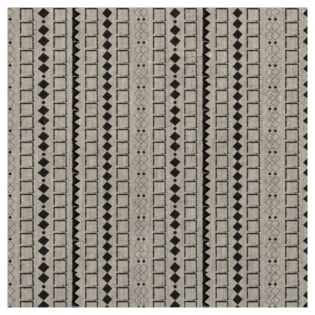 Tecido Padrão de Abstrato Geométrico do Aztec (Modelo)
