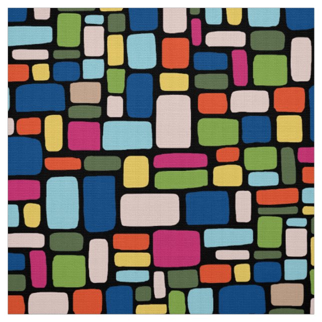 Tecido Padrão de Abstrato mosaico 050721 v3 (Modelo)