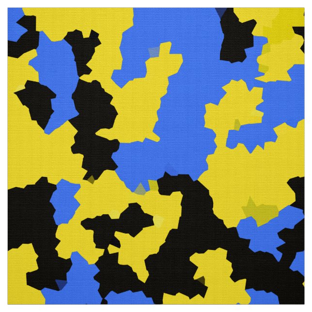 Tecido Padrão de Abstrato preto amarelo (Modelo)