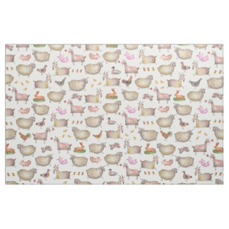 Tecido Padrão de Animais da Fazenda de Cana-de-Água Cuta