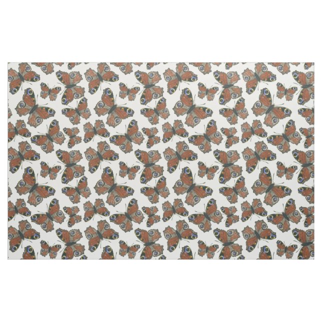 Tecido Padrão de aquarela das borboletas (Fat Quarter)
