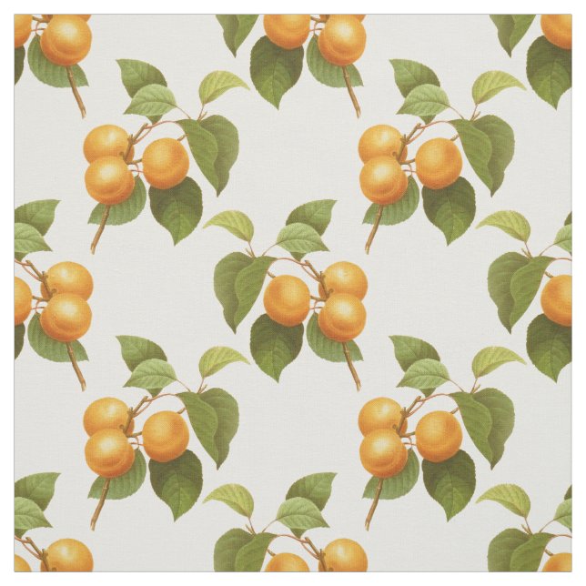 Tecido Padrão de Aquarelas Laranja Vintage (Modelo)