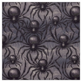 Tecido Padrão de aranhas assustadoras