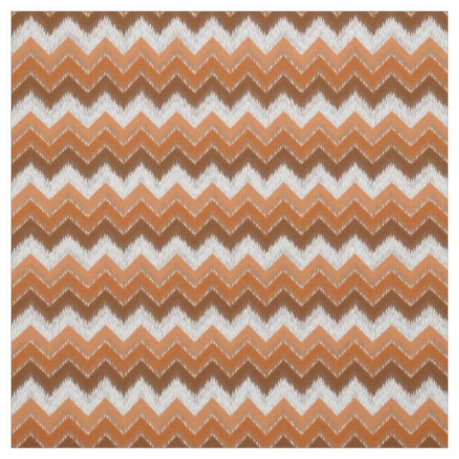 Tecido Padrão de Arte de Ikat Zigzag Branco Queimado (Modelo)