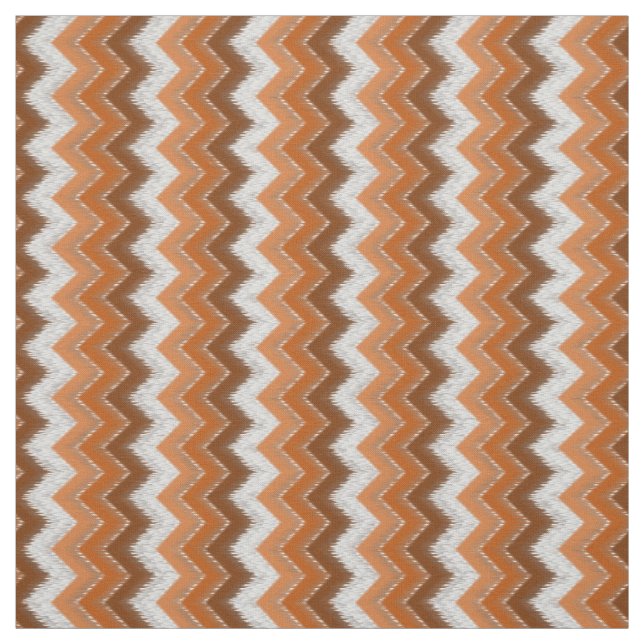 Tecido Padrão de Arte de Ikat Zigzag Branco Queimado (Modelo)